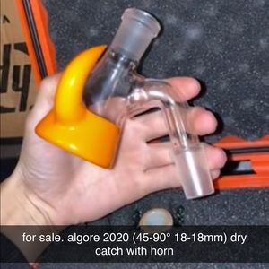 algore glass 45-90° dry catch with horn